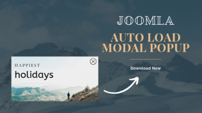 joomla auto load modal popup